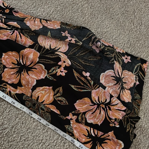 Billabong Split Spirit Floral Wide Leg Pants size small NWT - Picture 6 of 10